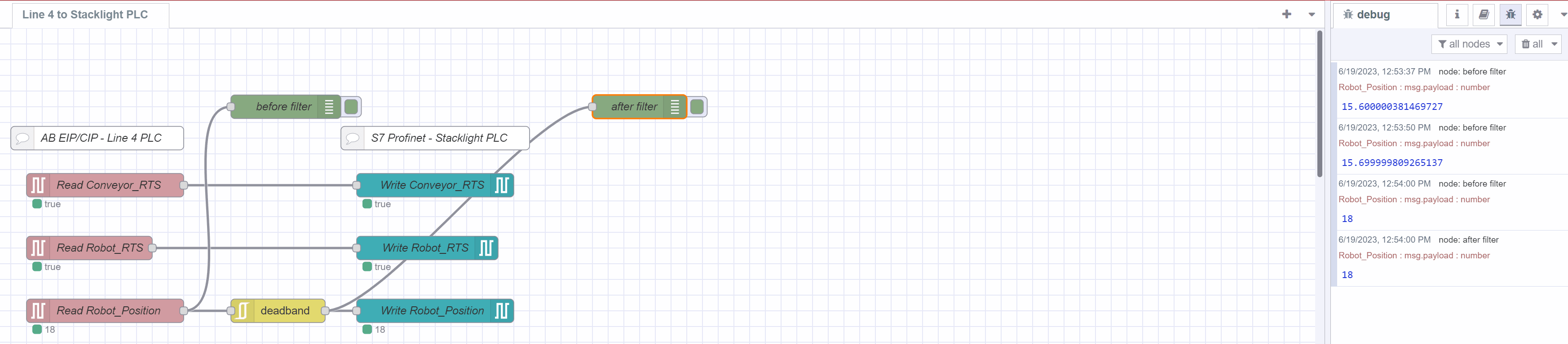 Filter Node Debug